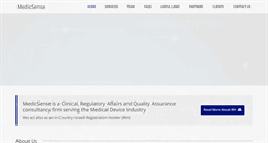 Desktop Screenshot of medicsense.com